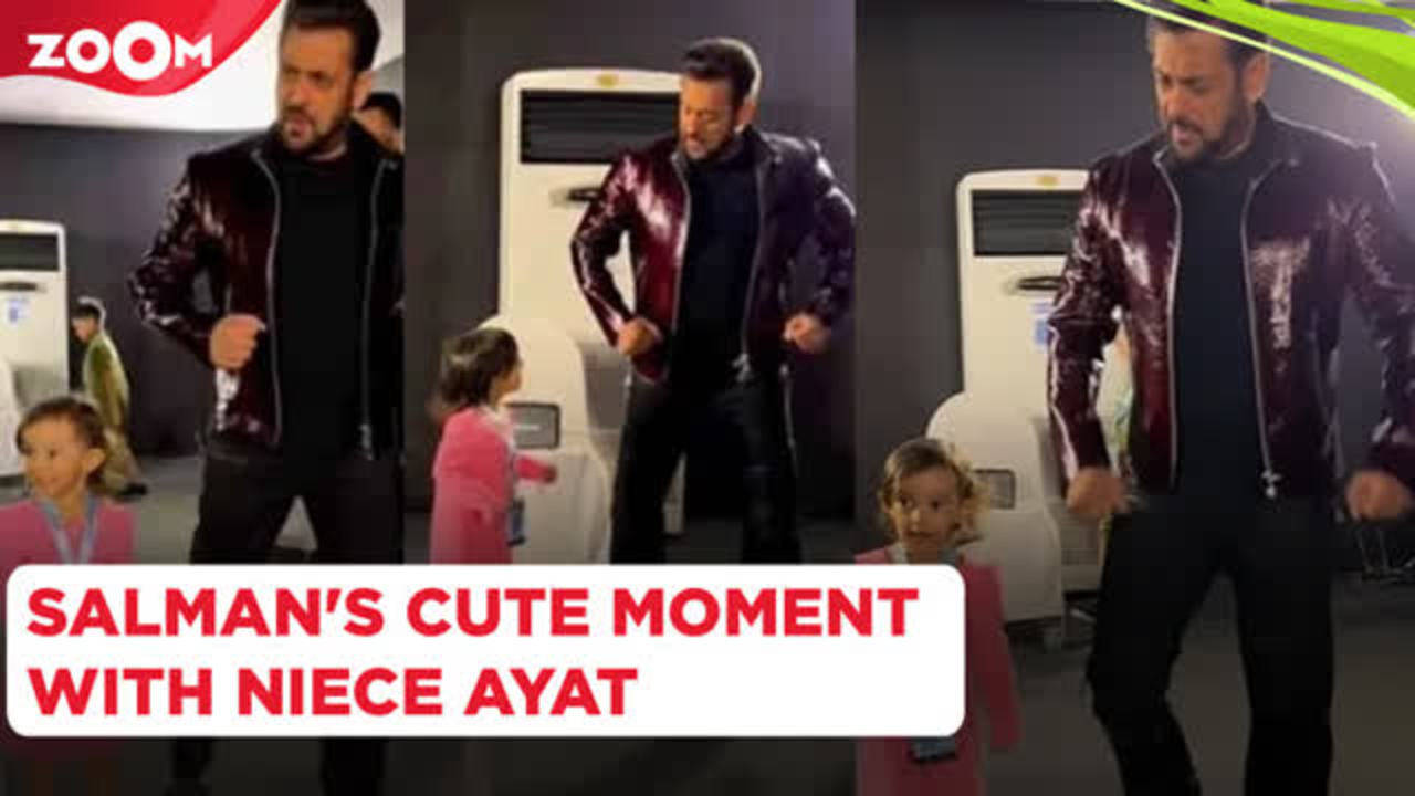 Salman Khans Adorable Moment With Niece Ayat Goes Viral Fans React Bollywood News News News