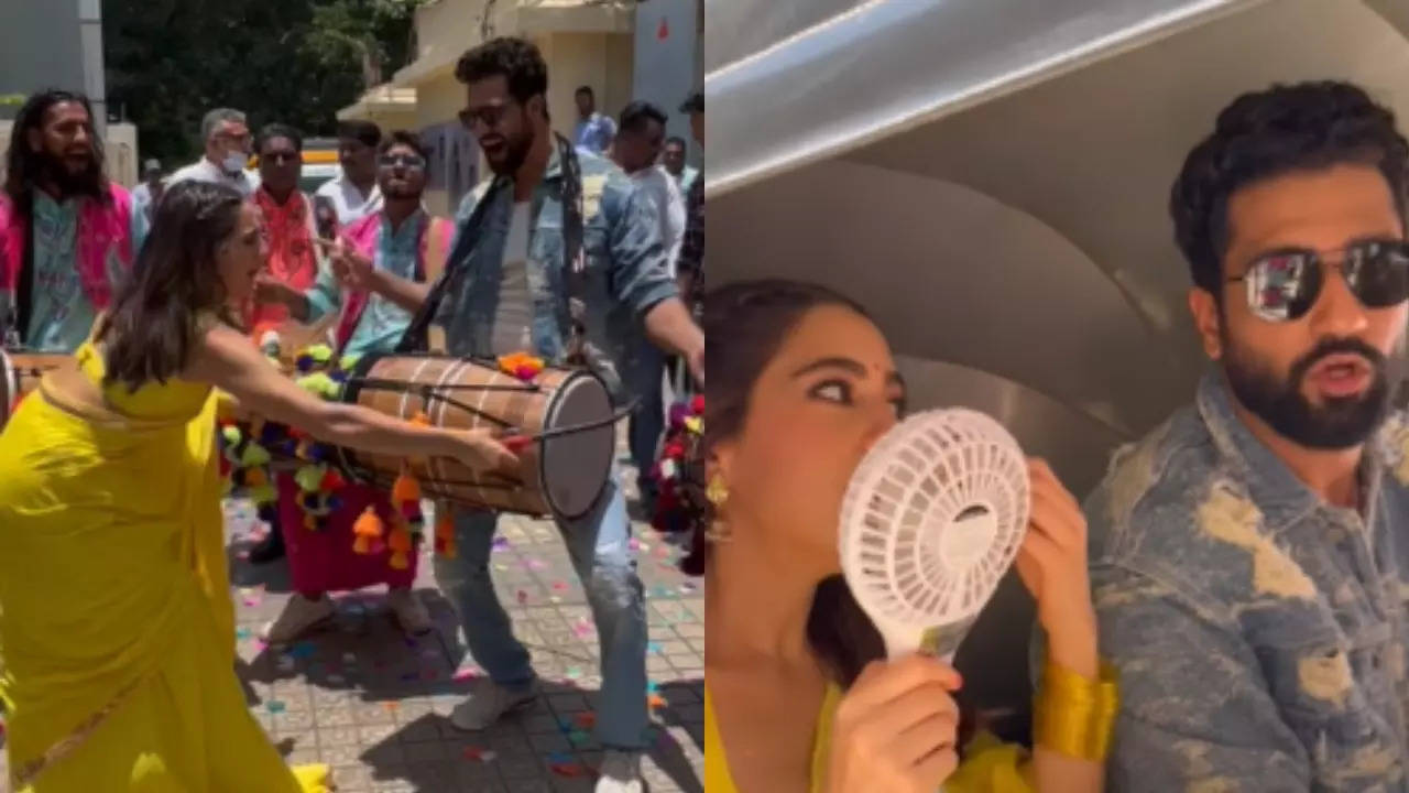 Sara Ali Khan And Vicky Kaushal Make 'Zara Hatke' Entry In Auto At Zara ...