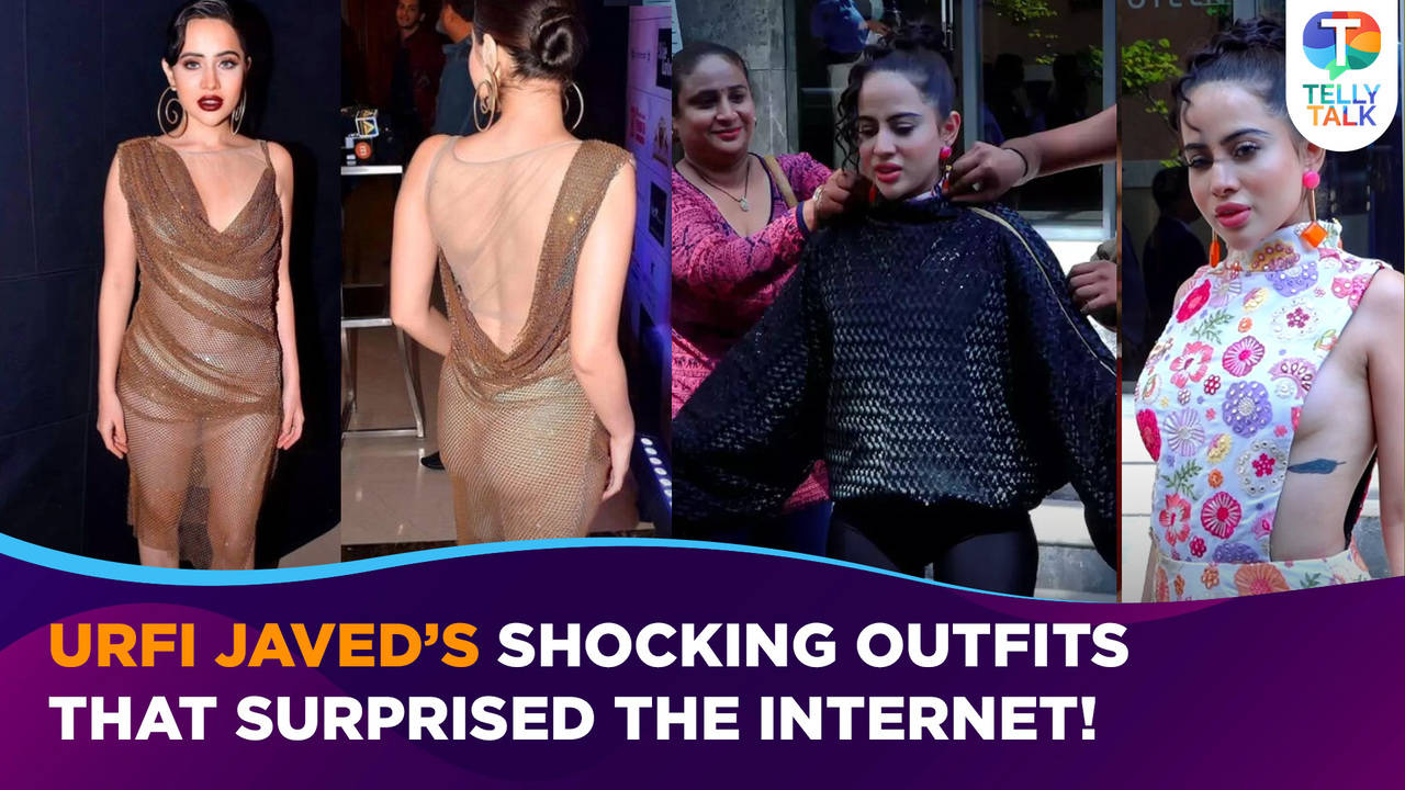 Urfi Javed's SHOCKING see-through dress & UNIQUE outfit with a TWIST ...