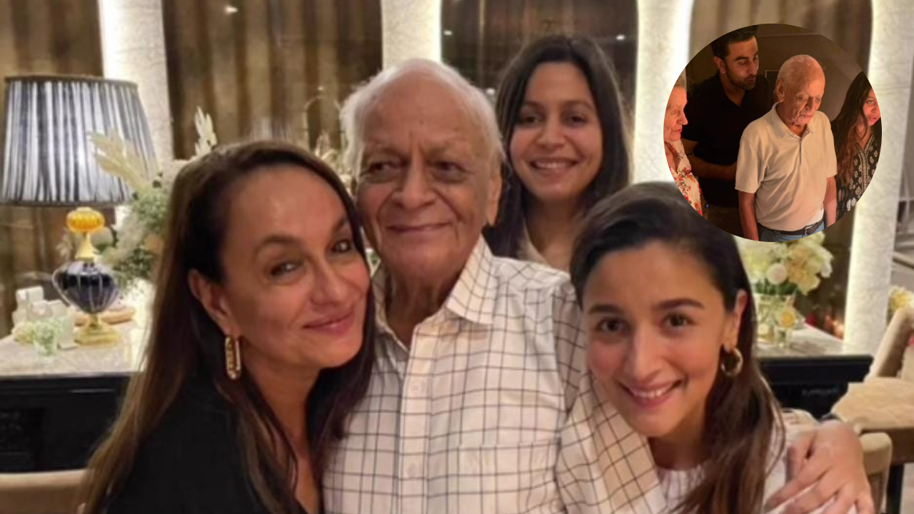 Soni Razdan Shares Unseen Video of late father Narendranath Razdan Spending Time With Ranbir, Alia