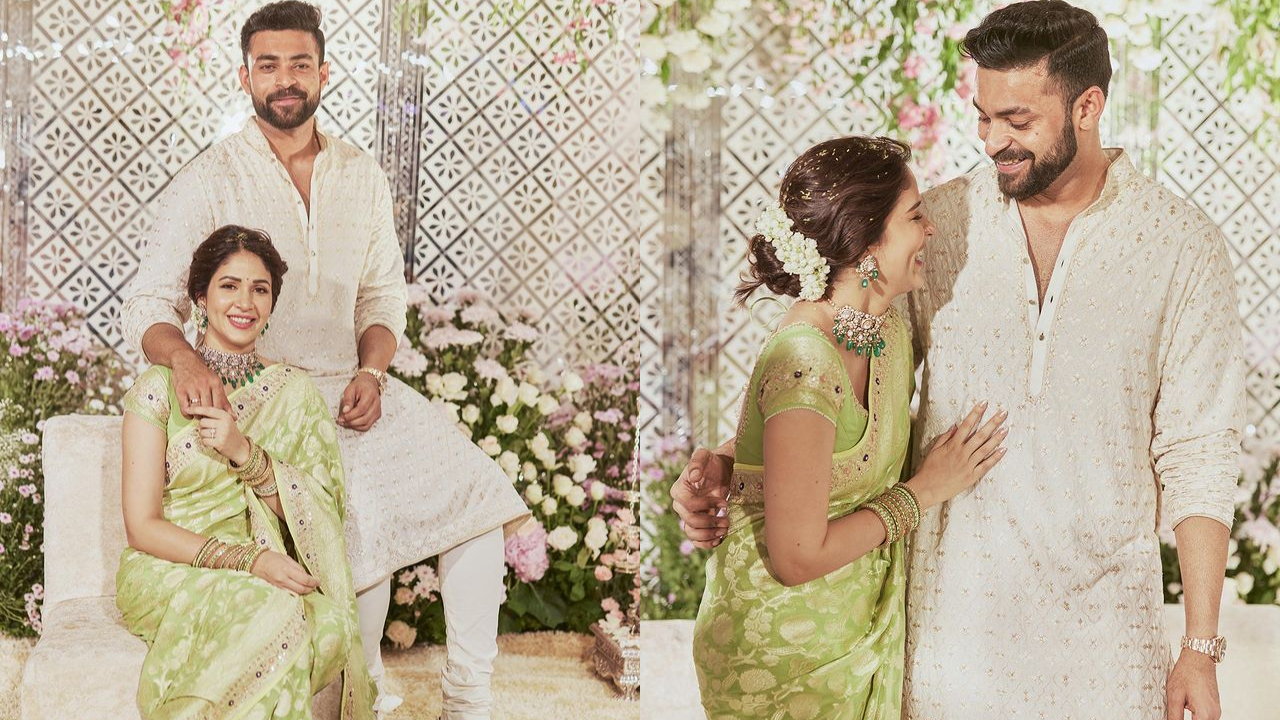 Varun Tej Lavanya Tripathi Kick Off Happily Everafter As They Get Engaged First Pics Telugu 