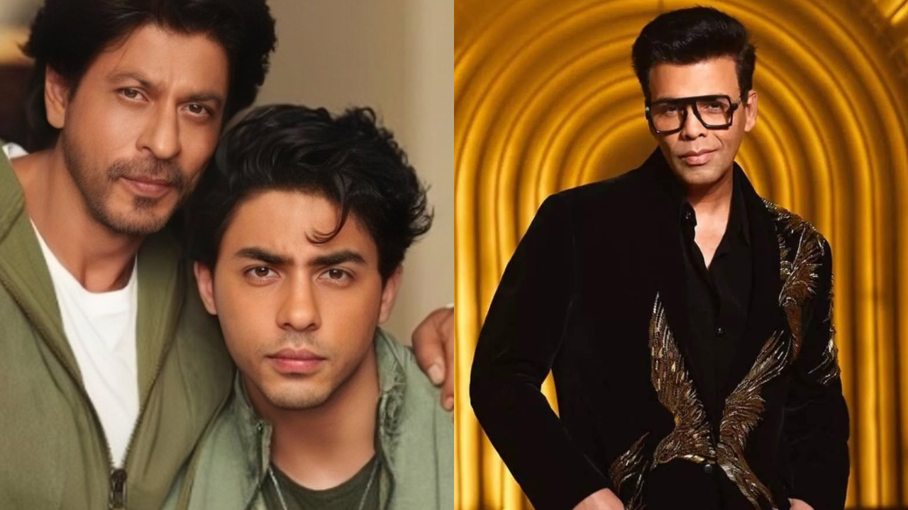 Woah Shah Rukh Khan Son Aryan To Come Together For Karan Johars Koffee With Karan What We 