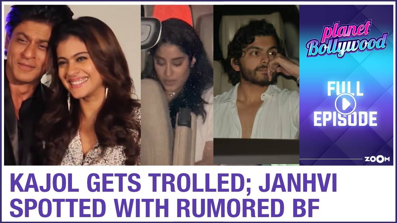 Kajol trolled for asking SRKabout his Pathaan collection Janhvi TWINS with rumored BF Shikhar