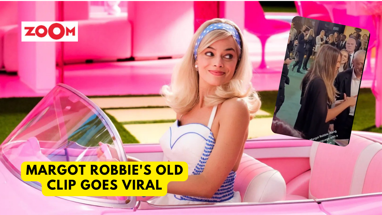Barbie Star Margot Robbie Using Sign Language To Interact With Hearing ...