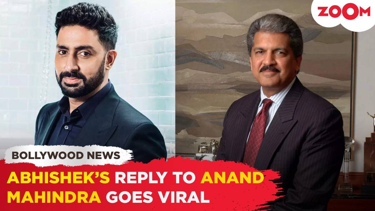 Abhishek Bachchan Is SPEECHLESS As Anand Mahindra Praises 'Ghoomer ...