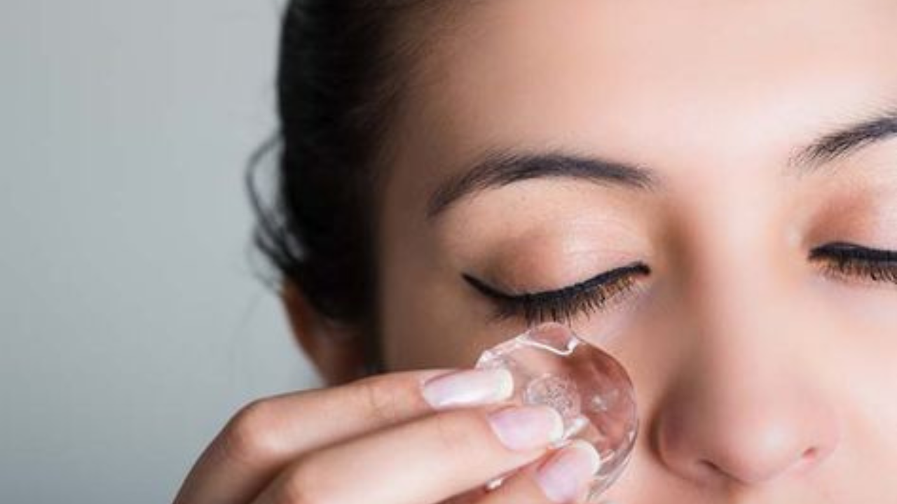 Cold Facials Check Out The Benefits Of Rubbing Ice Cubes On Face