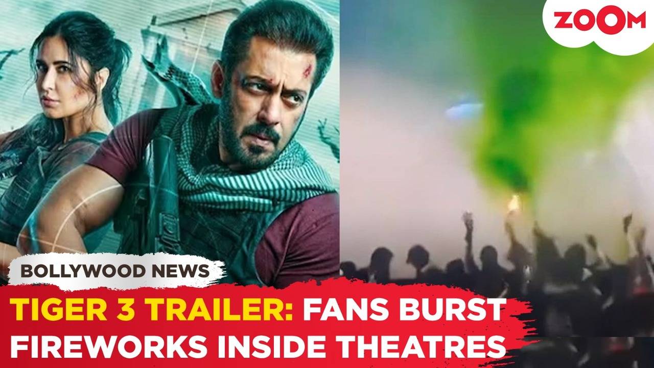 Tiger 3 Trailer: Fans BURST crackers to celebrate Salman Khan's film ...