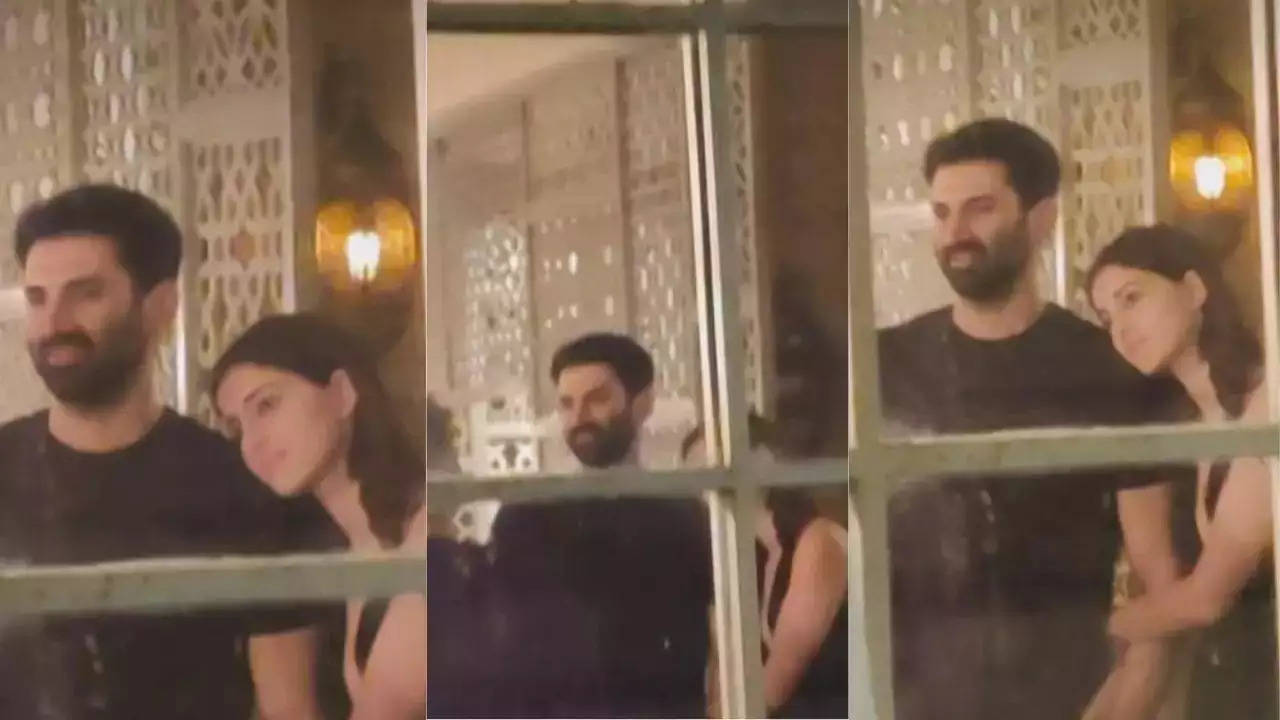 Ananya Panday Holds Rumoured BF Aditya Roy Kapur Close, Leans On His Shoulder During Dinner Date. WATCH