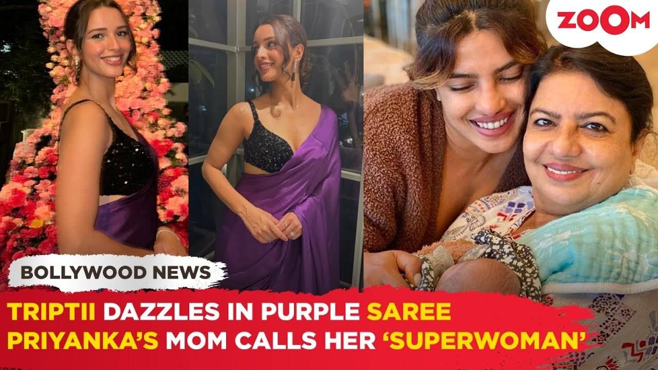 Triptii Dimri's Mesmerizing Saree Look Priyanka Chopra's Mother on