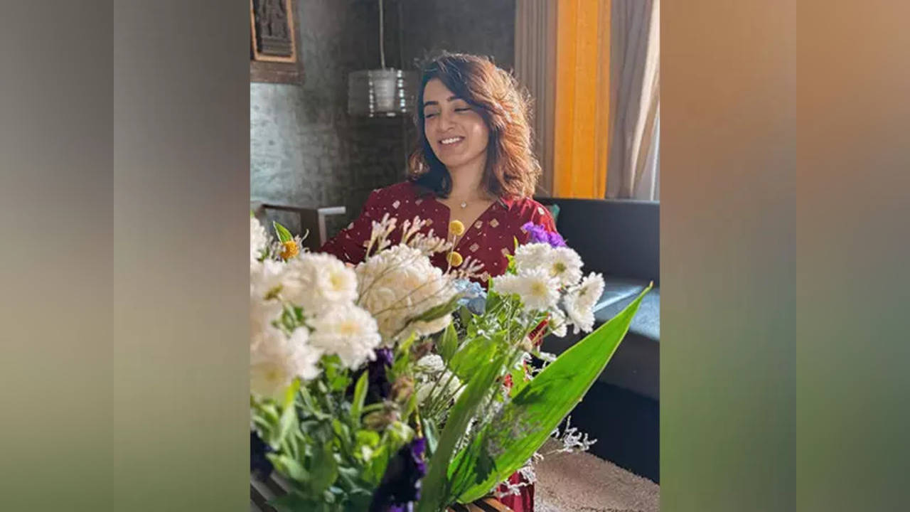 Samantha sensational post saying she had to go to the emergency room because of the flowers