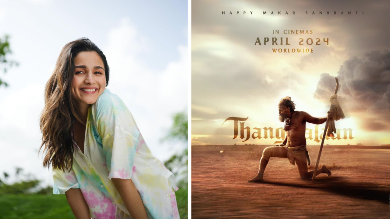 Today's ENT Wrap: Alia Bhatt Praises Vikrant Massey's 12th Fail; Vikram, Pa Ranjith's Thangalaan Postponed And More