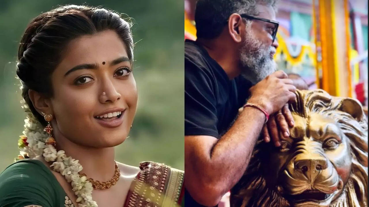 Rashmika Mandanna Shares Glimpse Of Director Sukumar From Pushpa 2 Sets