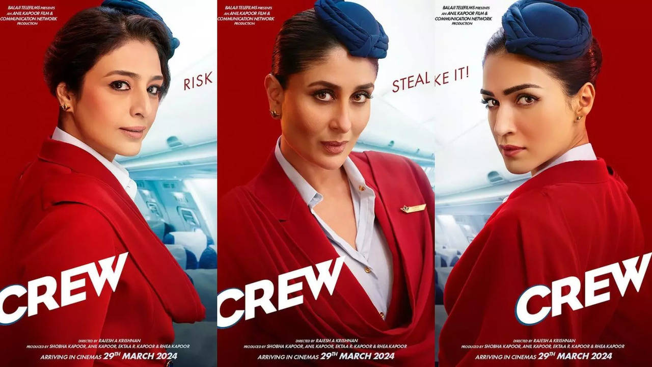 Ready For Check-In? Meet The Crew's Kareena, Kriti, Tabu Who Are Set To Take Turbulent Flight Journey