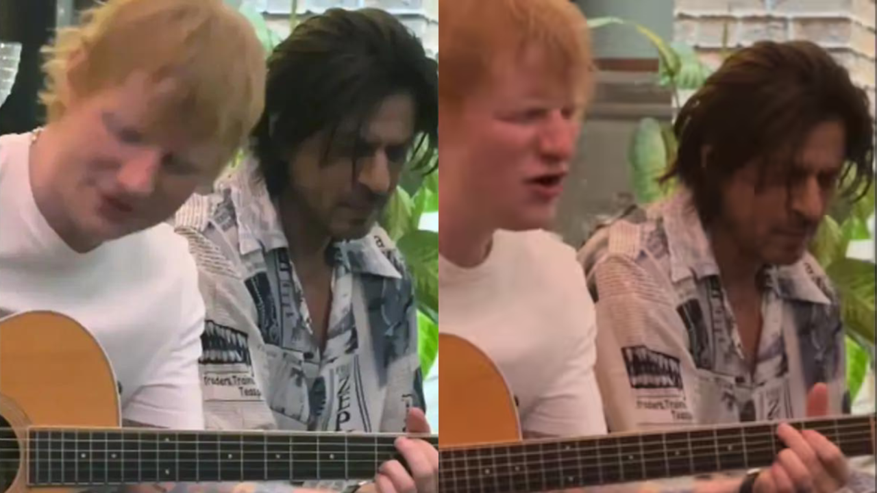 Shah Rukh Khan Enjoys Ed Sheeran's Private Concert At Mannat, Grooves To Perfect - WATCH