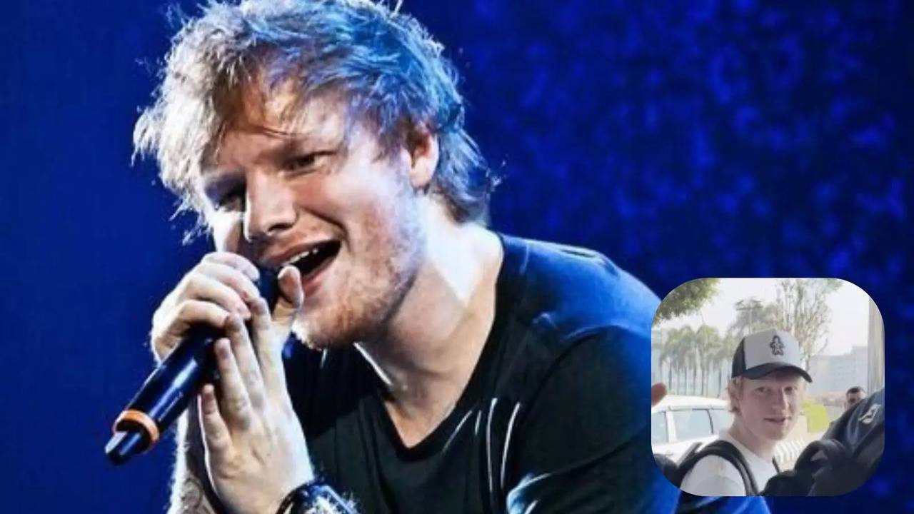 ​Ed Sheeran Bids Mumbai Adieu After His Thrilling Concert, SEE PICS