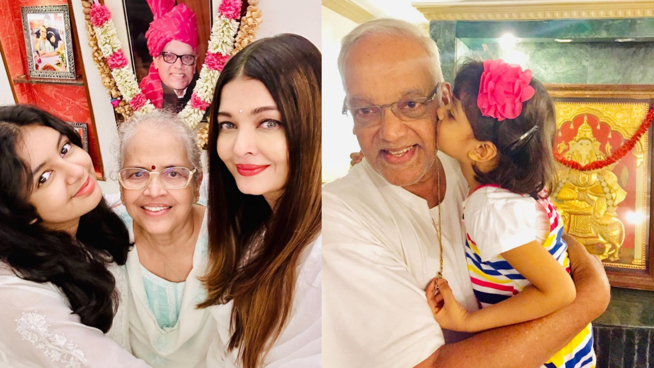 Aishwarya Rai Bachchan Remembers 'Darling Daddy-Ajja' On His Death Anniversary, Drops Pic With Mom, Aaradhya