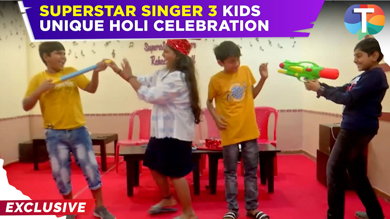 Superstar Singer 3 contestants play UNIQUE Holi | Exclusive, Telly Talk ...
