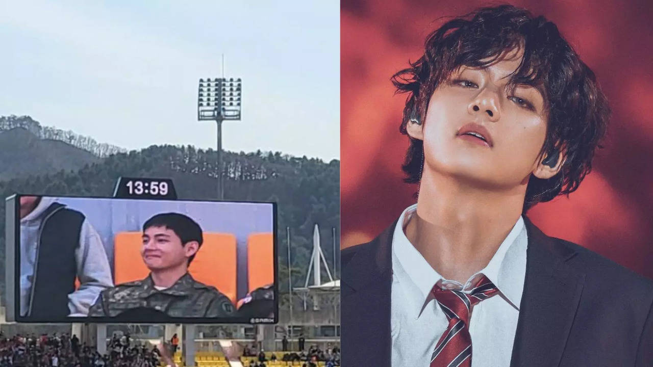 ​Miss You Taehyungie: Netizens React To Kim Taehyung In Stands At Hana Bank K League 1 Soccer Match