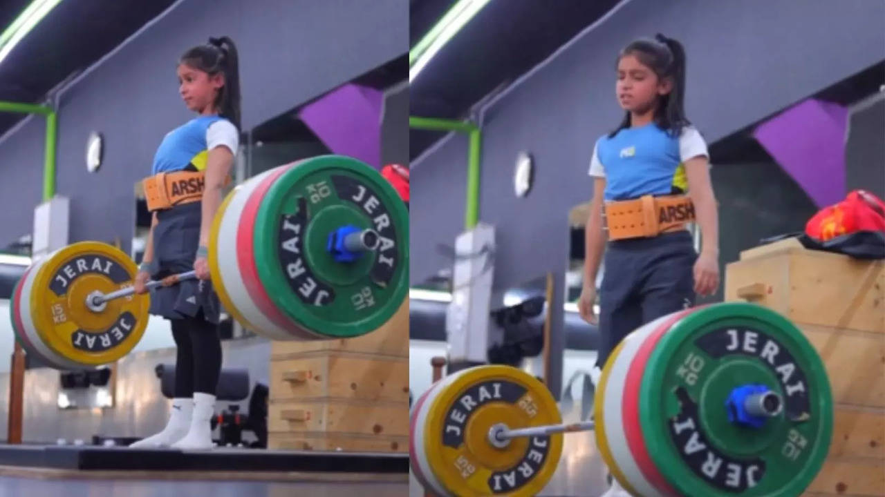 ​​Nine-Year-Old Girl Takes Internet By Storm By Performing 75 Kg Deadlift, WATCH