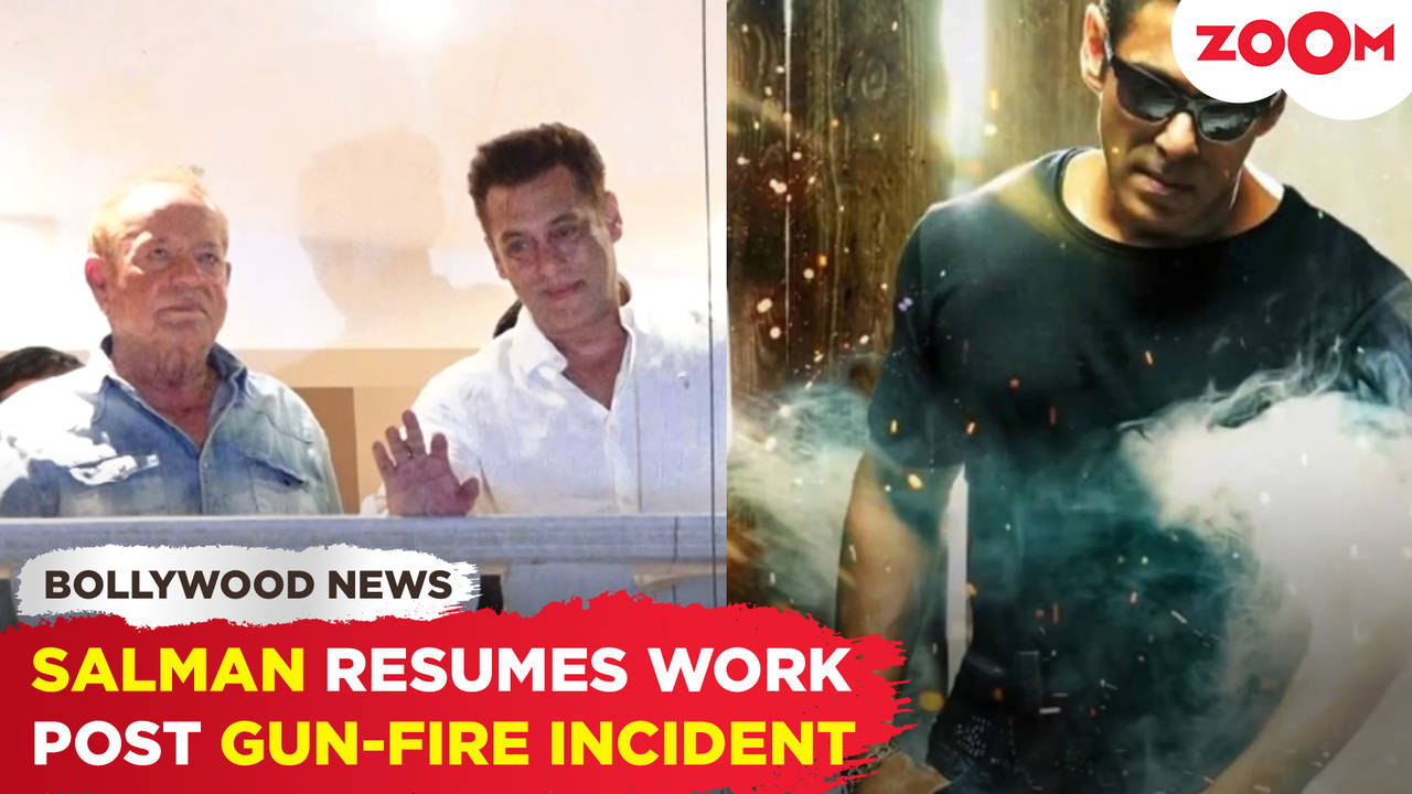 Salman Khan Firing Case Salman Returns To Work Post Gun Fire Incident