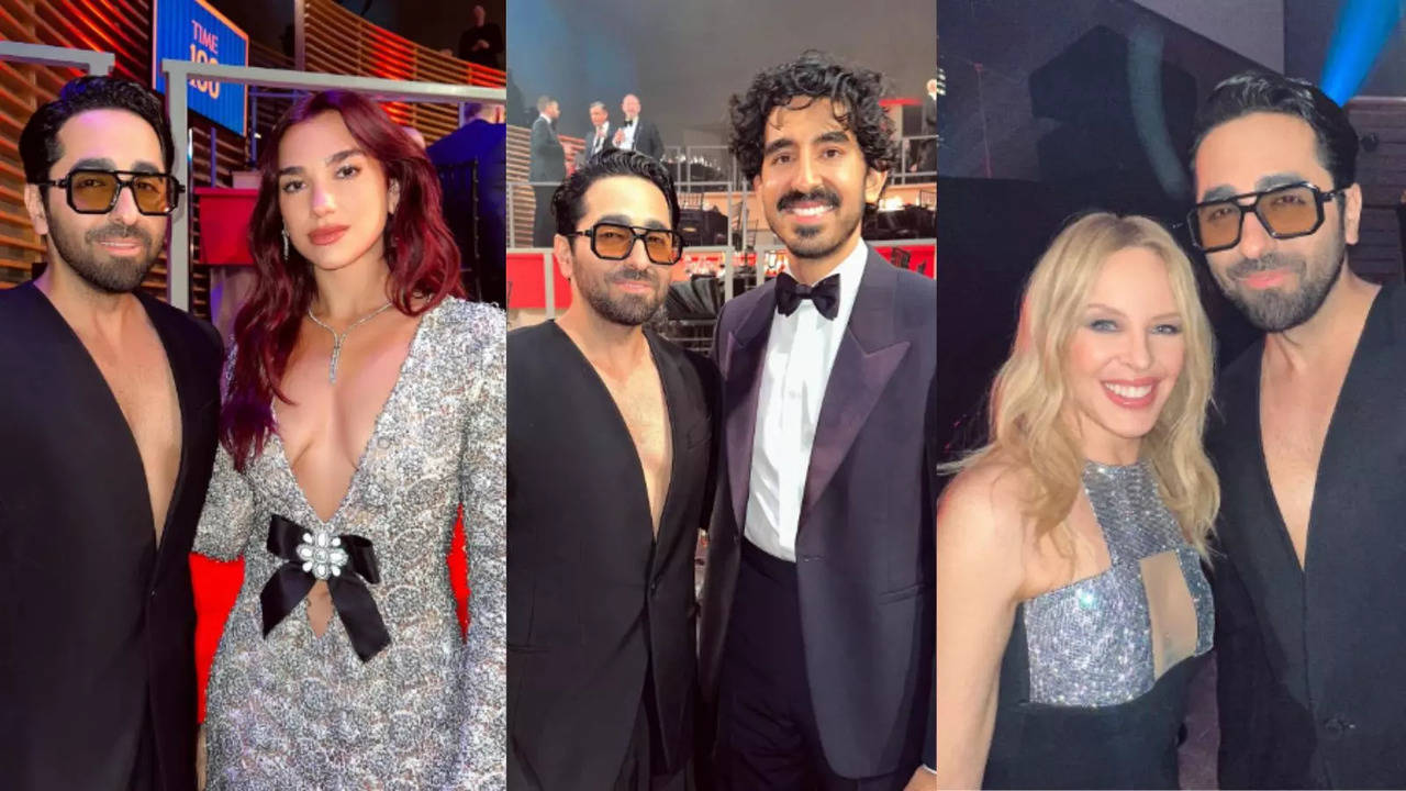 Ayushmann Khurrana Chit-Chats With Dua Lipa, Meets Dev Patel, Uma Thurman, Kylie Minogue At TIME100 Gala