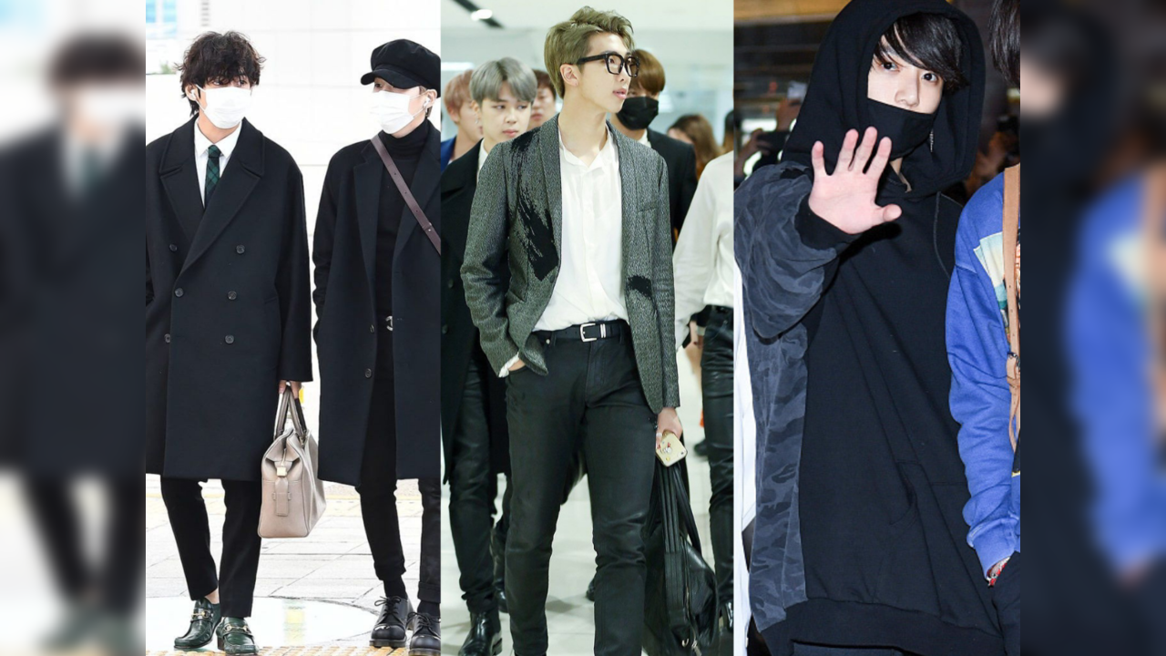 BTS' remarkable airport fashion through the years