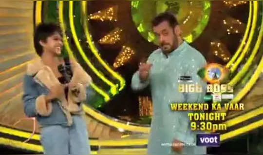 Salman with Yohani on Bigg Boss 15