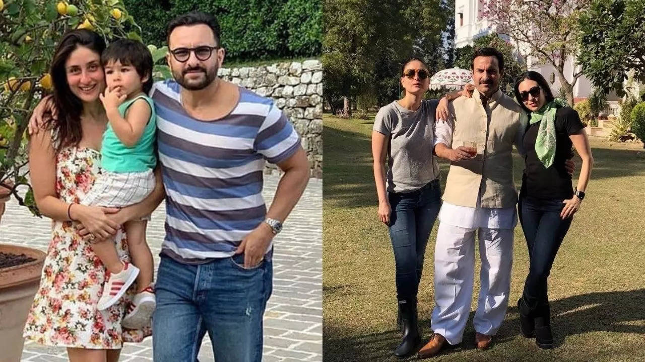 Romantic photos of Saif Ali Khan and Kareena Kapoor from Pataudi Palace ...