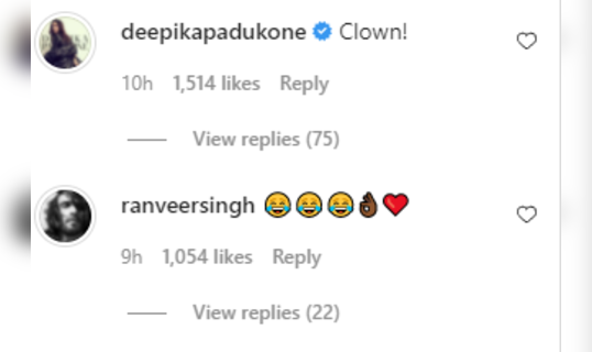 Comments on Hrithik Roshan39s IG post