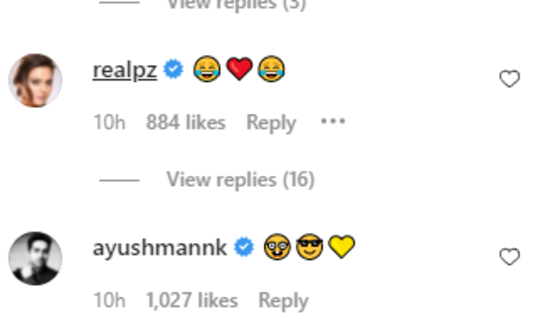 Comments on Hrithik Roshan39s IG post