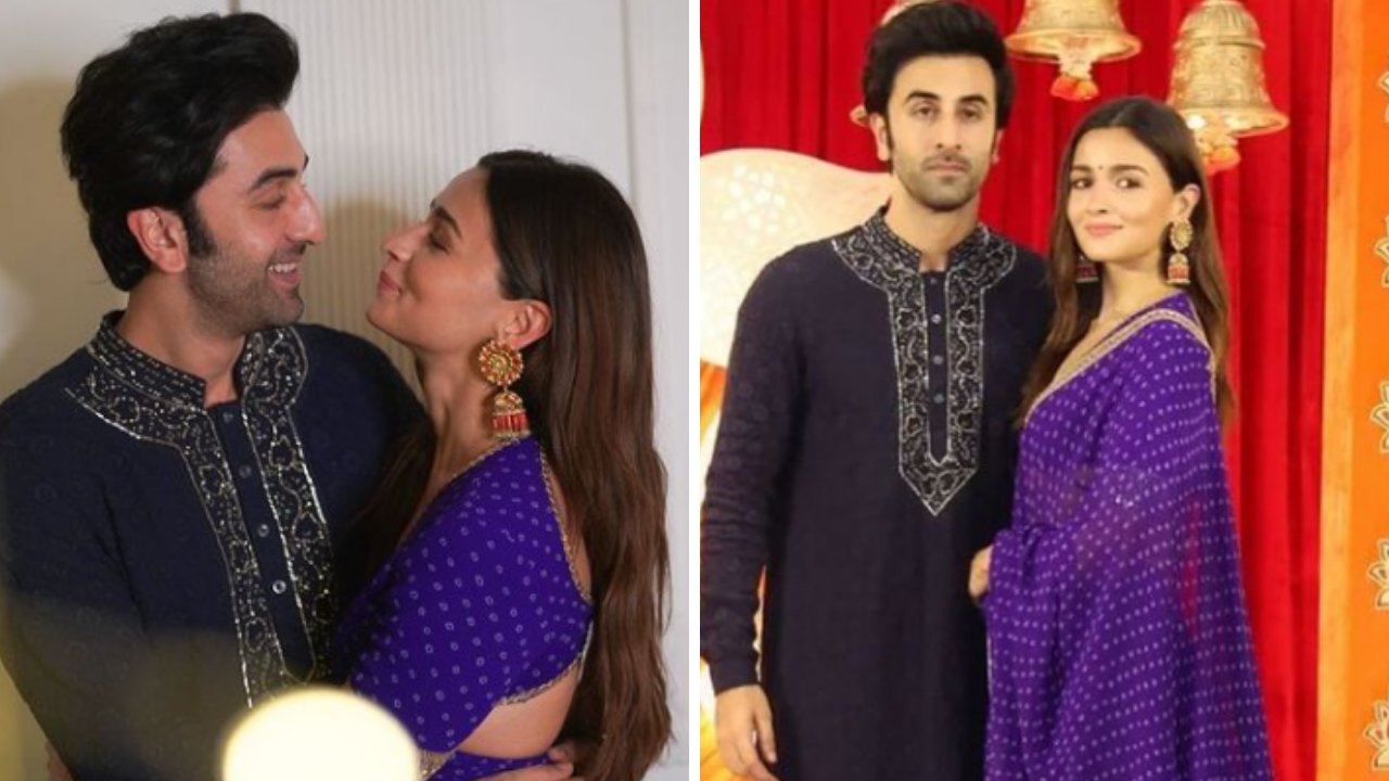 Alia Bhatt and Ranbir Kapoor can't stop looking into each other's eyes ...