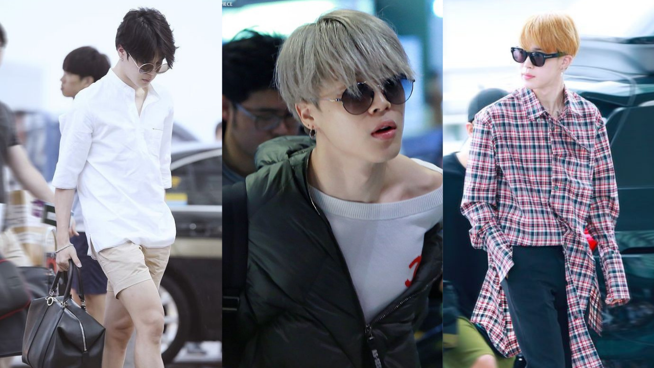 8 times BTS' Jimin proved that nobody nails airport fashion like him