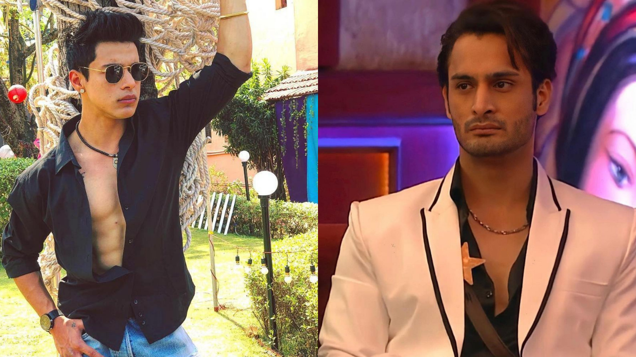 BB15's Umar Riaz says 'aukaat mein reh' and pushes Pratik Sehajpal ...