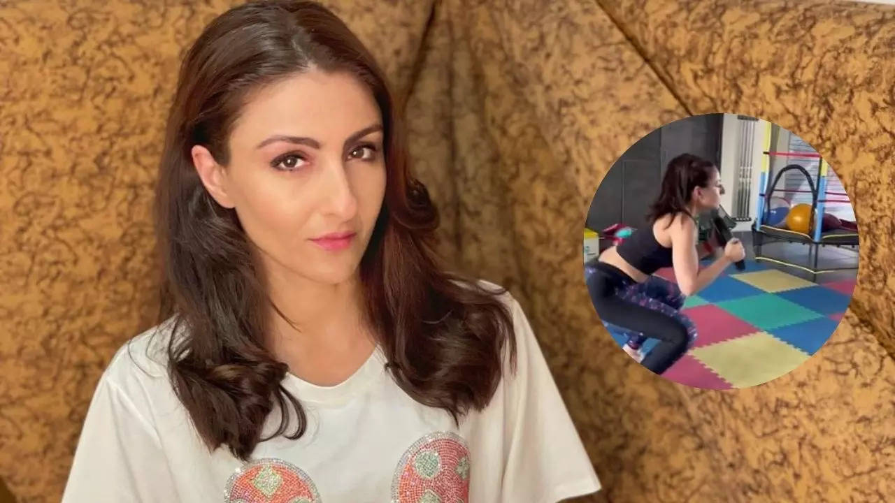 Soha Ali Khan workout video