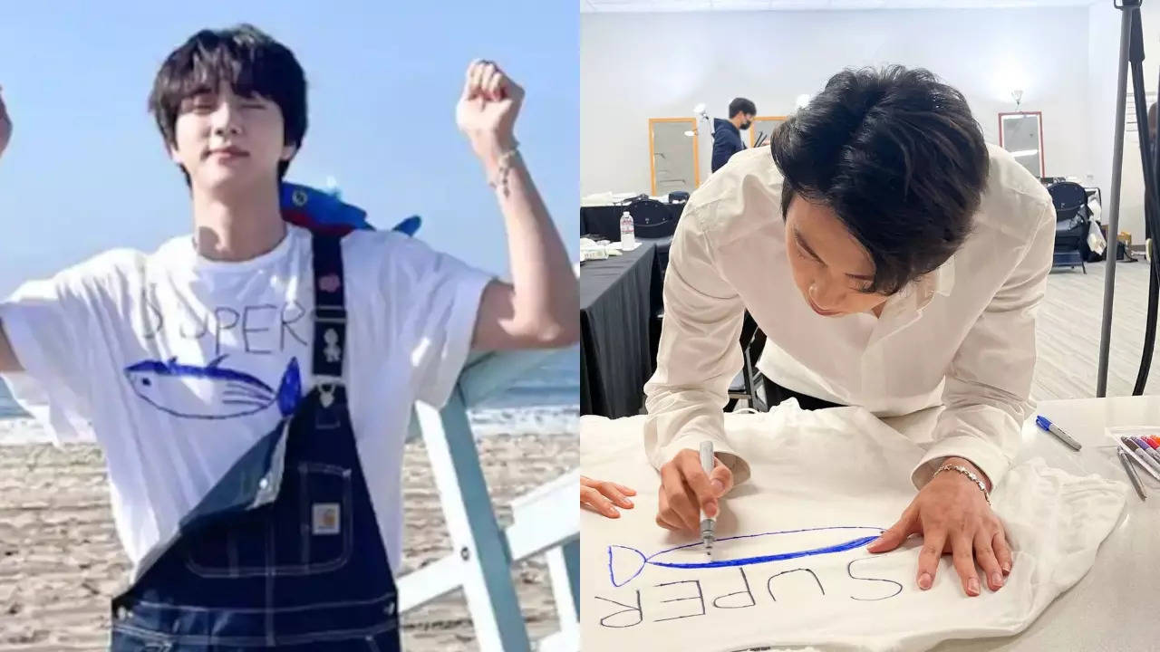 Jin Shows Off His Artistic Skills As The BTS Singer Designs The Viral ...