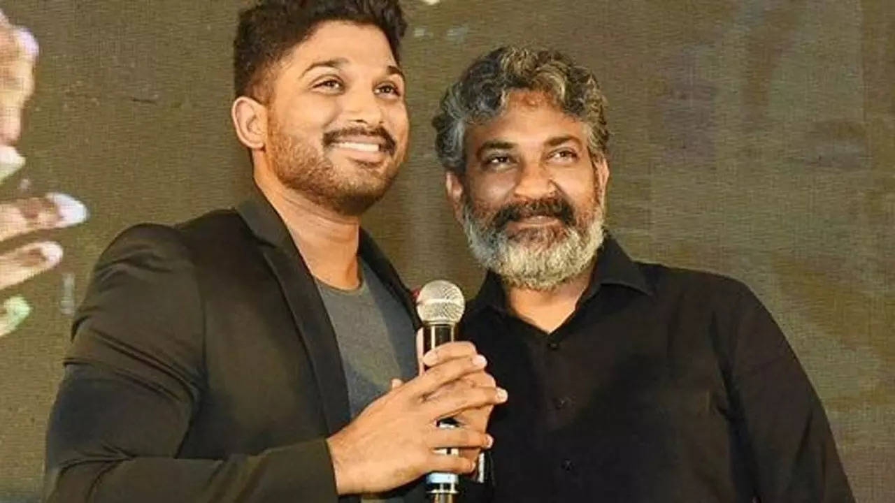 Allu Arjun and SS Rajamouli