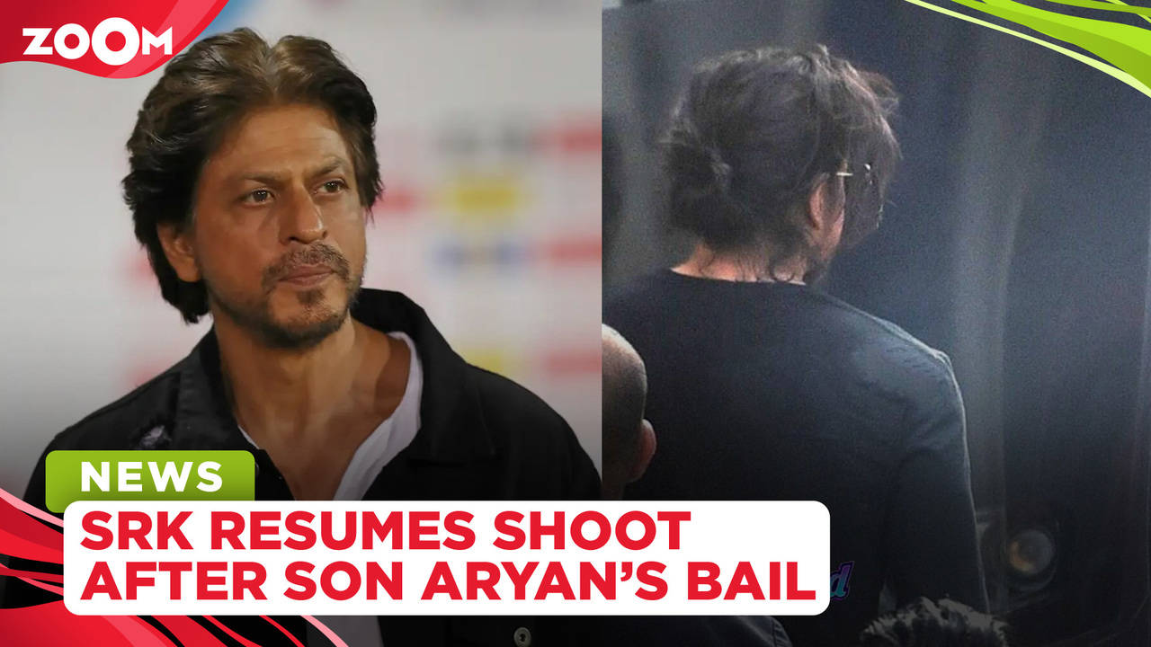 Shah Rukh Khan Resumes Work Makes First Public Appearance After Son Aryan Khans Bail News 