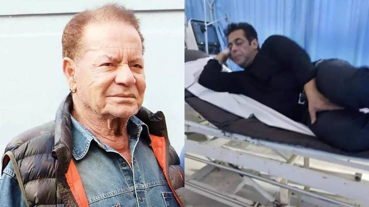 Salman Khan's pic from hospital post snake bite goes viral; dad Salim ...