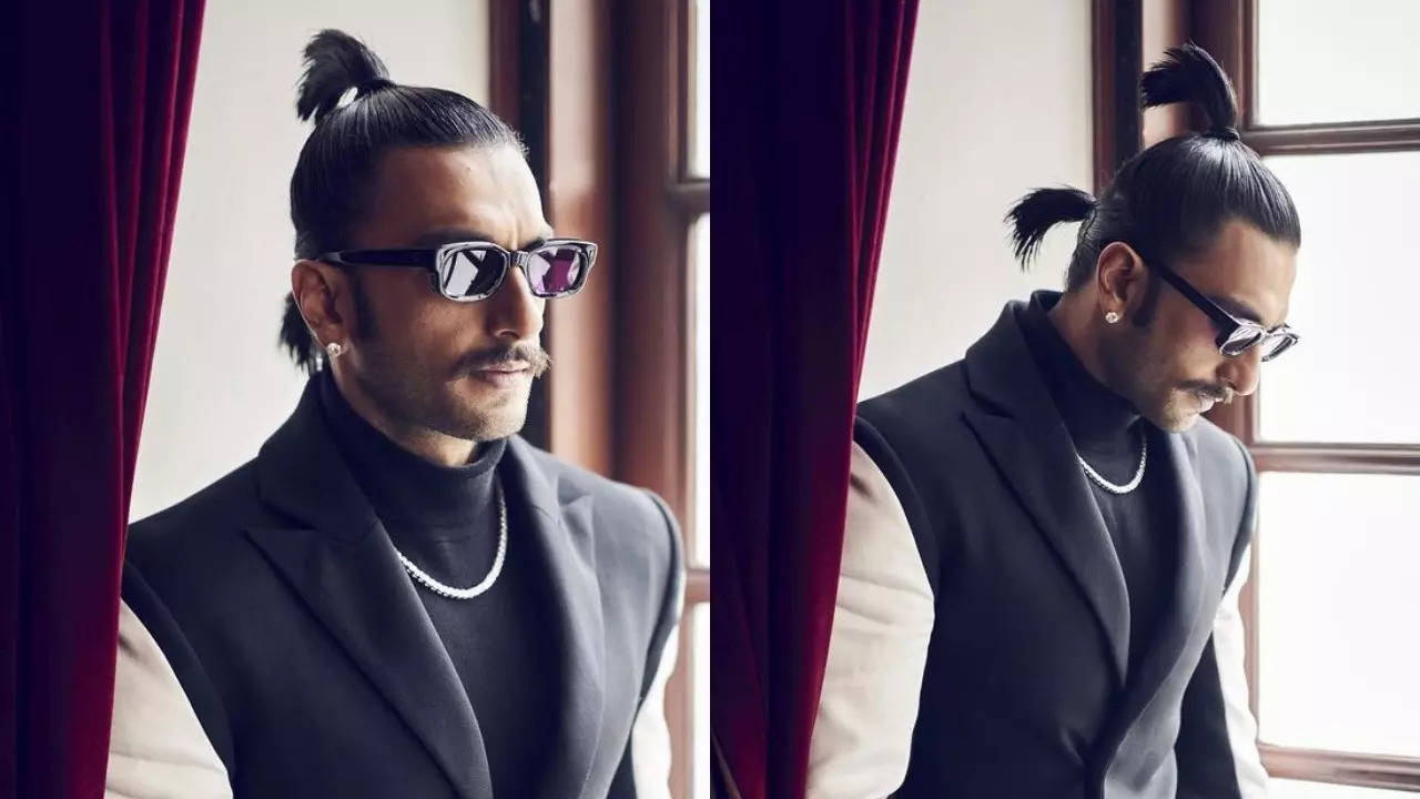 Ranveer Singh Hairstyles  Top bun to double ponytail: Ranveer