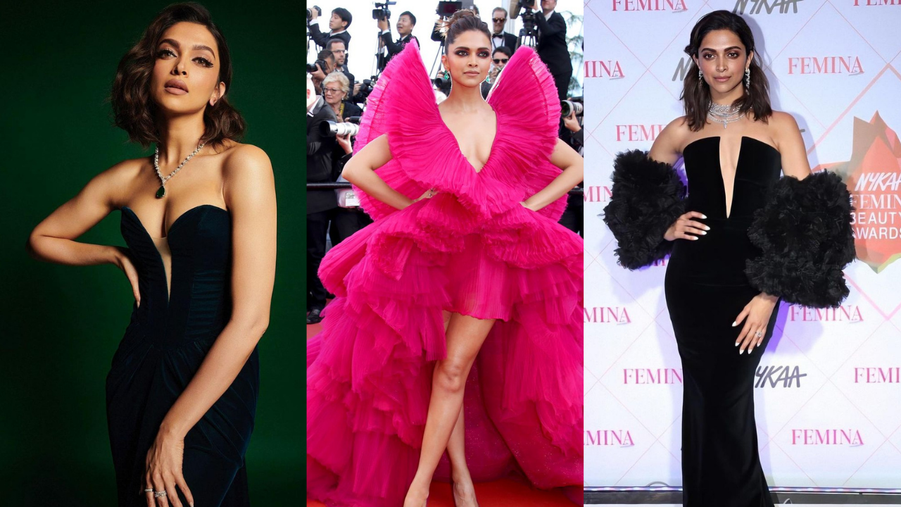 Cannes 2022: Aishwarya Rai Bachchan stuns in pink, Deepika Padukone looks  ravishing in red gown [View Pics]