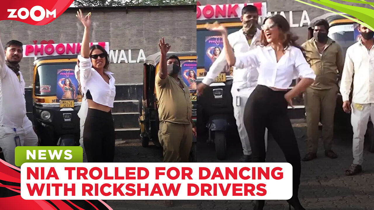 Nia Sharma TROLLED for dancing with auto rickshaw drivers, gets ...