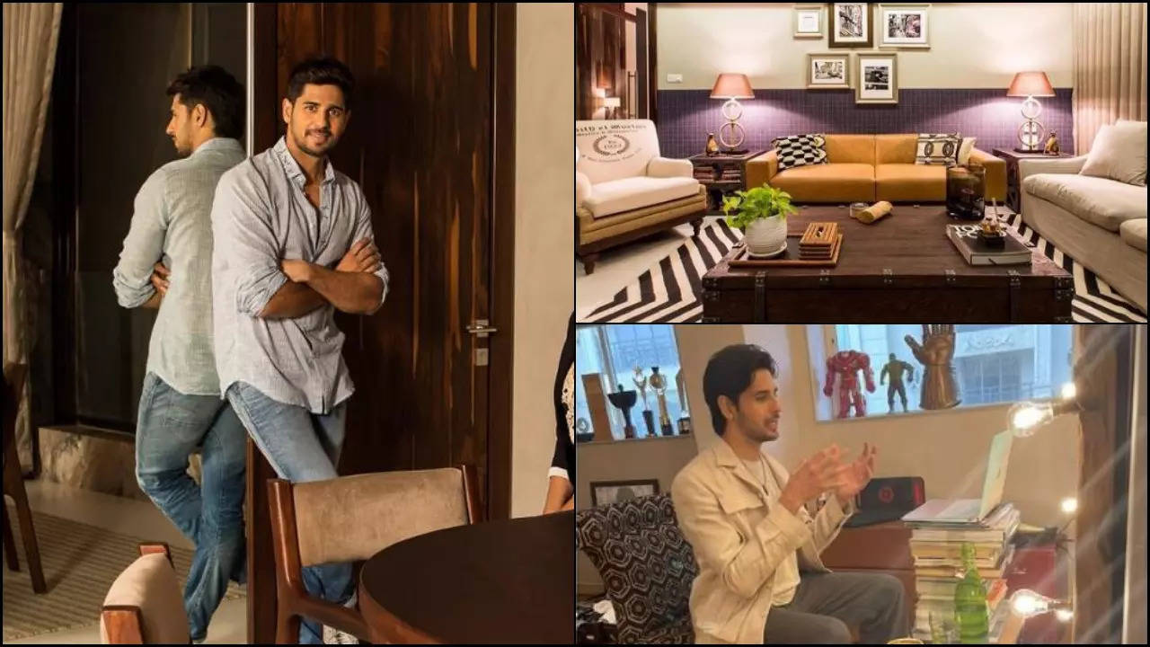 Inside photos of Sidharth Malhotra’s lavish Mumbai home