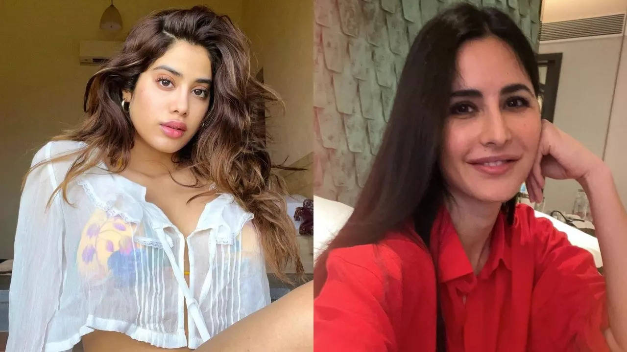 Photos of the day: Katrina's 'indoors' selfie from Indore, Janhvi's hot avatar in sheer white shirt and unbuttoned shorts and more