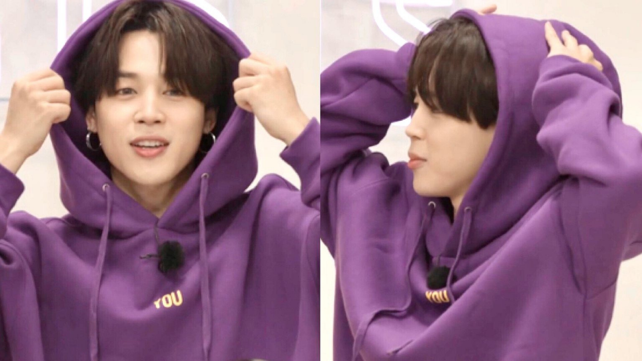 BTS Jimin Purple Hoodie - Film Star Outfits