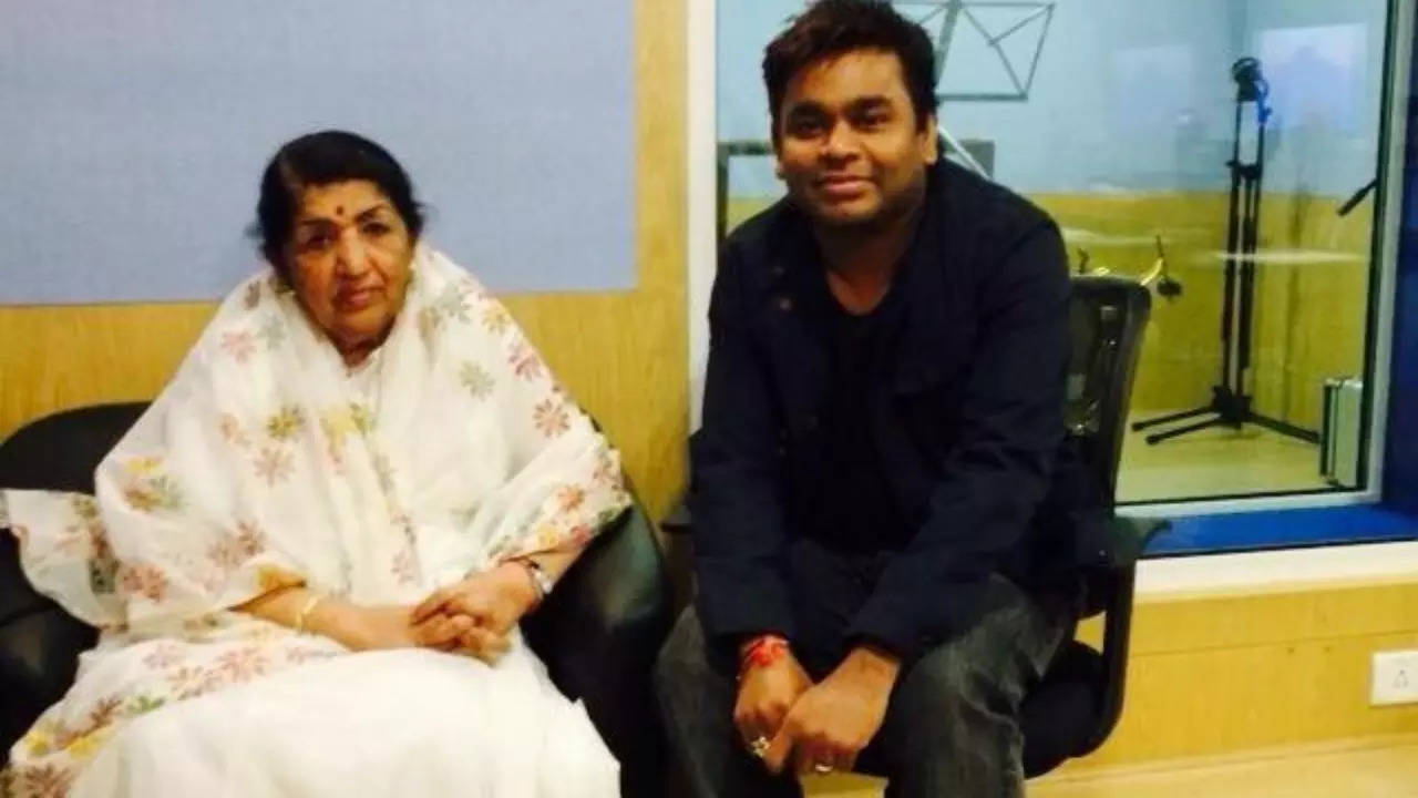 Lata Mangeshkar and AR Rahman