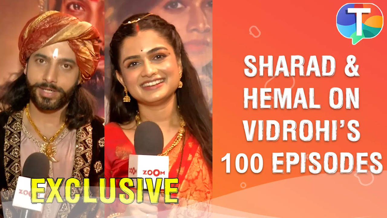 Vidrohi cast Sharad Malhotra & Hemal Dev on completing 100 episodes, their characters & more