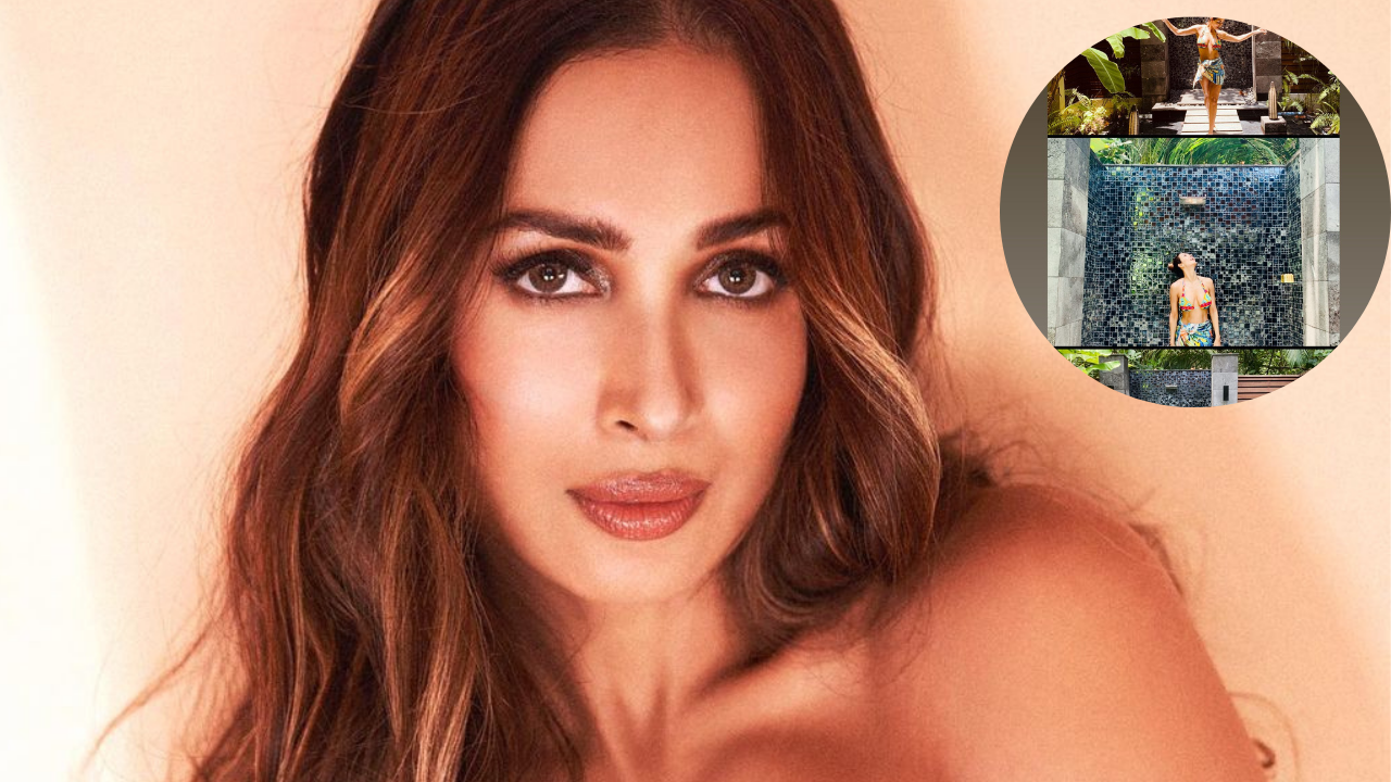 Malaika Arora Sets Internet On Fire As She Flaunts Toned Body In Multi Hued Bikini See Pic