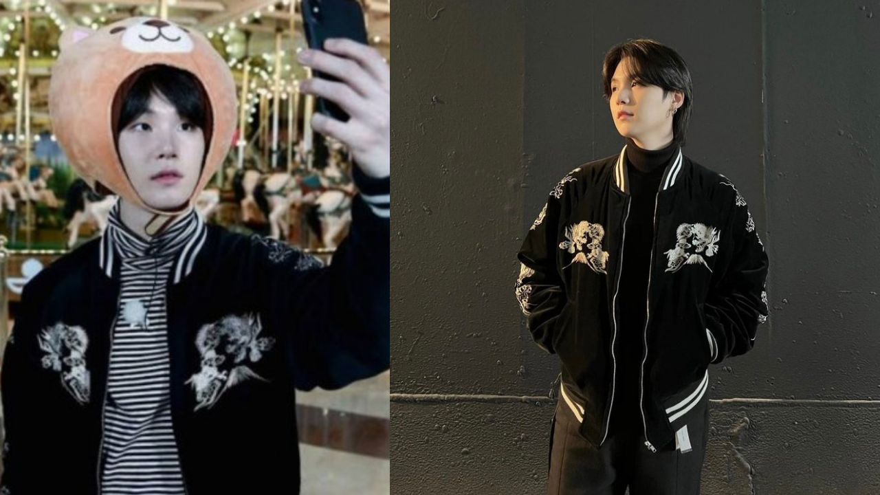 BTS Jungkook Inspired Black Classic Bomber Jacket – unnielooks