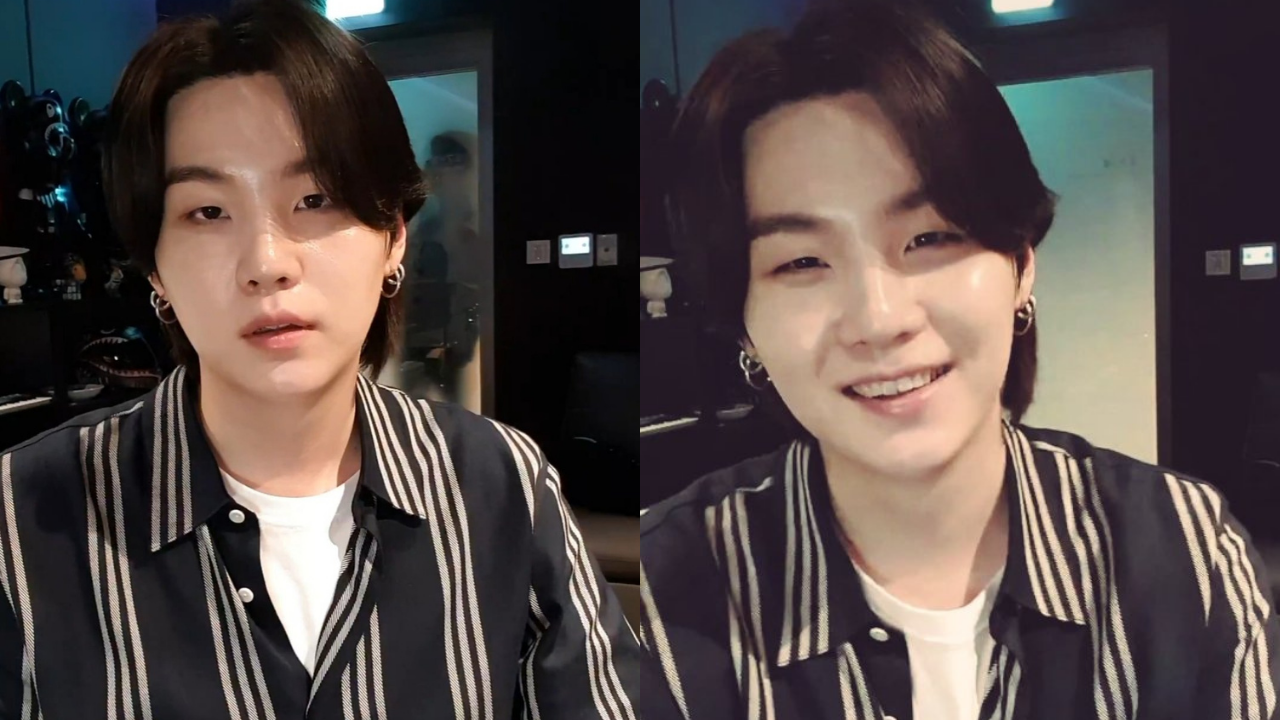 BTS' Suga reacts to a compliment about getting younger