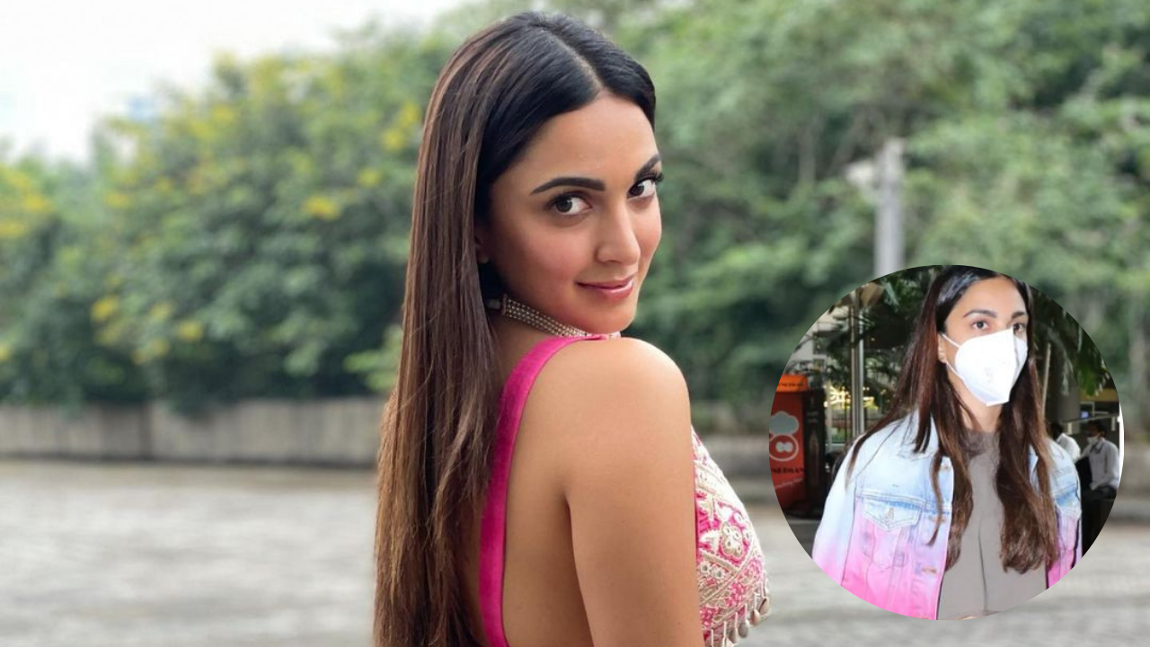 With A Green Blazer, Kiara Advani Adds A Pop Of Colour To Her White Bralette  And Denim Shorts